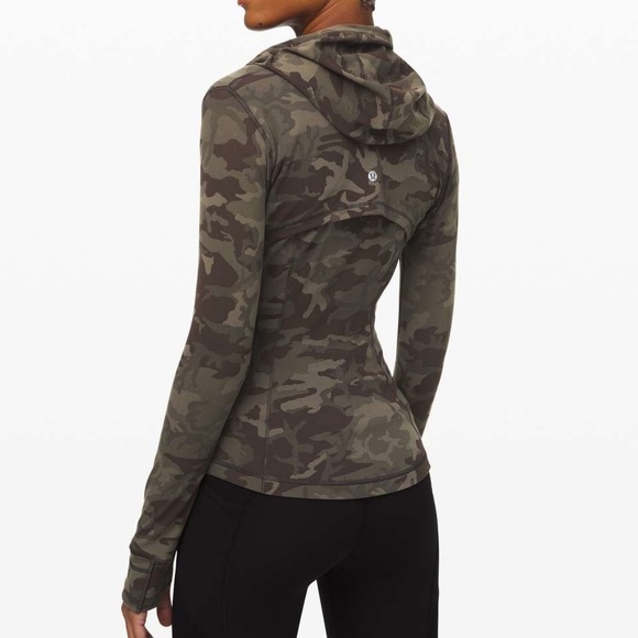 Lululemon Hooded Define Jacket *Nulu Incognito Camo Multi Gator Green - Picture 2 of 8